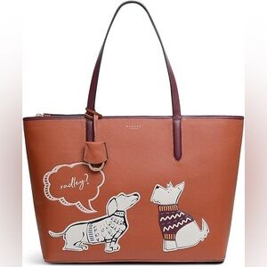 RADLEY London Friends - Medium Zip Top Tote, Ginger Biscuit